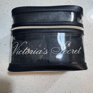 Victoria's Secret Black and Clear Travel Case